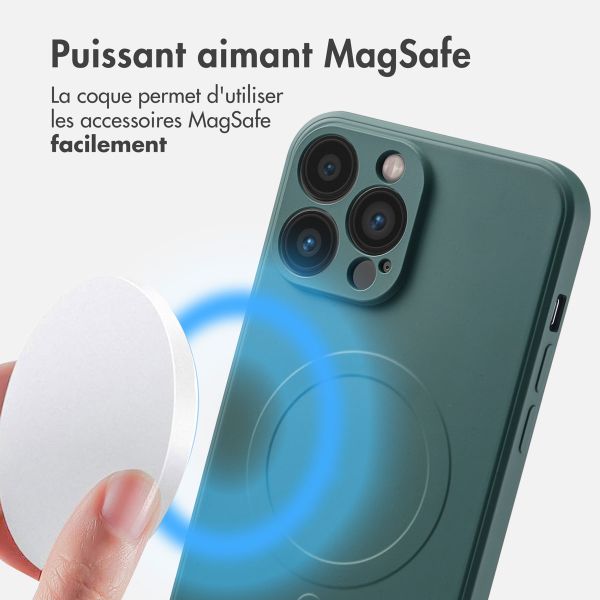imoshion Coque Couleur avec MagSafe Apple iPhone 13 Pro Max - Vert foncé