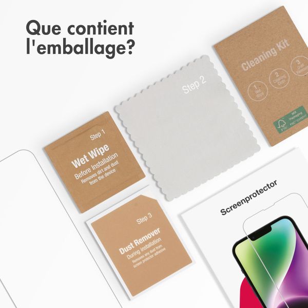 Accezz Protection d'écran en verre trempé Oppo Reno15 F (5G)