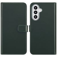 Selencia Étui portefeuille en cuir véritable Samsung Galaxy A26 - Vert
