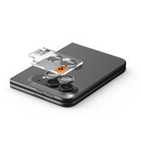 Spigen Optik Pro EZ Fit Lens Protector lot de 2 Apple iPhone Duo - White