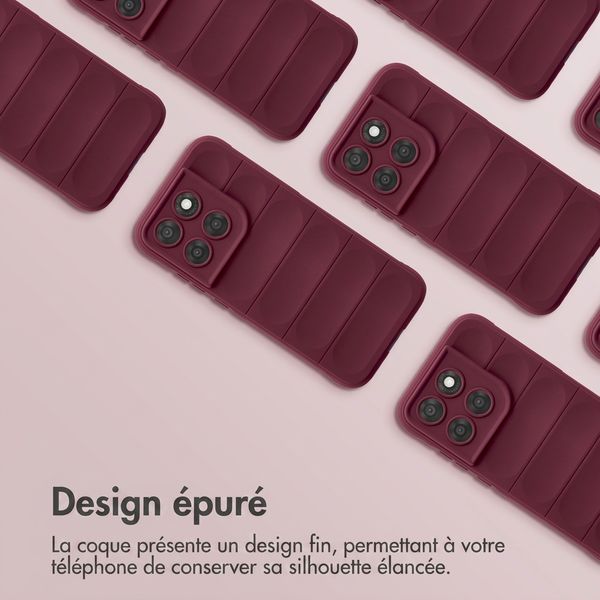 imoshion EasyGrip Backcover Motorola Moto G77 - Aubergine