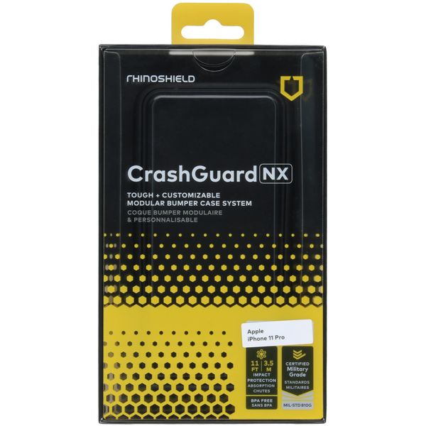 RhinoShield Pare-chocs CrashGuard NX Apple iPhone 11 Pro - Noir