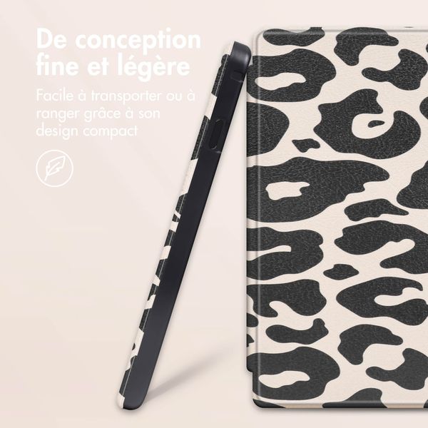 imoshion Design Slim Hard Case Sleepcover Kobo Clara Colour / BW - Leopard