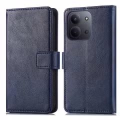 imoshion Étui de télephone portefeuille de luxe Xiaomi Redmi 15C (5G) - Bleu foncé