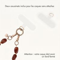 Selencia Dragonne Satin Crush - Brown