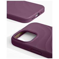 iDeal of Sweden Coque Soft Swirl Silicone MagSafe Apple iPhone 17e / 16e / 15 / 14 / 13 - Velvet Plum