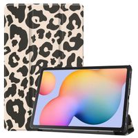 imoshion Coque tablette Design Trifold Samsung Galaxy Tab S6 Lite (2020/2022/2024)  - Leopard