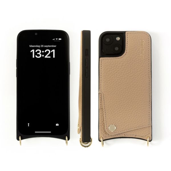Dutchies Coque avec porte-cartes Apple iPhone 13 Pro - Beige