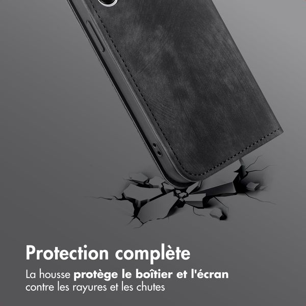 imoshion Étui de téléphone portefeuille Slim Samsung Galaxy A17 (5G) / (4G) - Noir