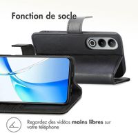 imoshion Étui de télephone portefeuille de luxe OnePlus Nord CE 4 - Noir