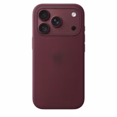 Apple Coque en silicone avec MagSafe Apple iPhone 18 Pro - Burgundy