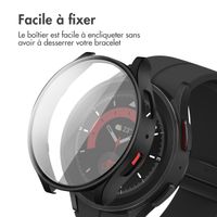 imoshion Coque rigide à couverture complète Samsung Galaxy Watch 6 - 40 mm - Noir