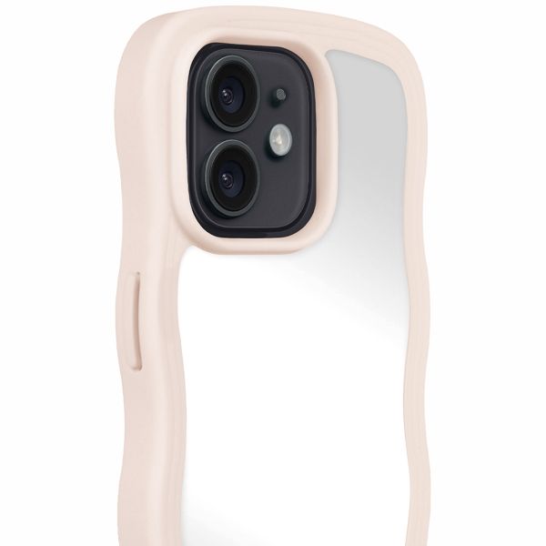 Holdit Coque Wavy Apple iPhone 12 (Pro) - Light Beige / Mirror