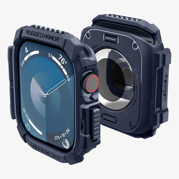 Spigen Coque Rugged Armor™ Apple Watch 10 / 11 - 42 mm - Navy Blue