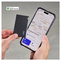 UAG Metropolis portefeuille avec tracker - Compatible avec Apple - Kevlar Black