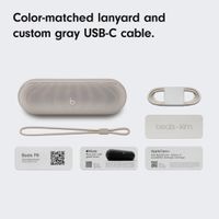 Beats Enceinte Bluetooth sans fil Pill x Kim Kardashian - Light Gray