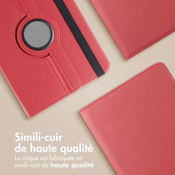 imoshion Coque tablette rotatif à 360° Samsung Galaxy Tab A9 Plus - Rouge foncé