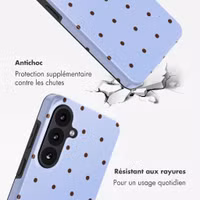 Selencia Coque arrière Vivid Samsung Galaxy S26 - Happy Dots Digital Sky