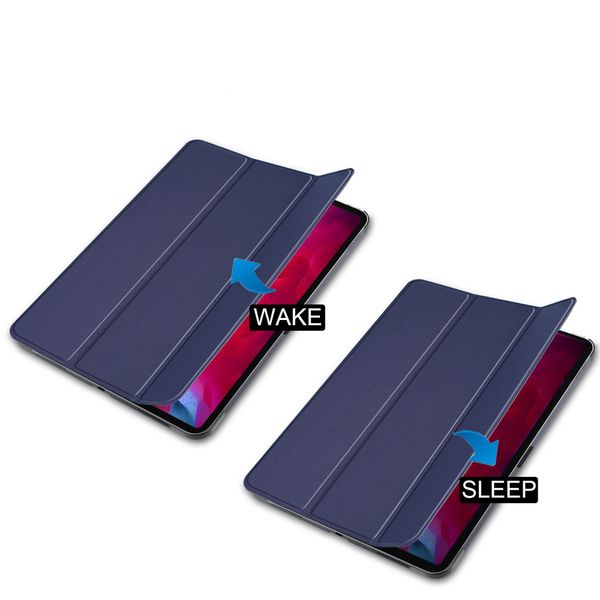 imoshion Coque tablette Trifold Apple iPad Pro 11 (2022 / 2021 / 2020 / 2018) - Bleu foncé