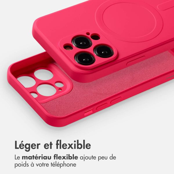 imoshion Coque Couleur avec MagSafe Apple iPhone 13 Pro - Neon Pink