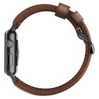 Nomad Bracelet traditionnel en cuir Apple Watch | 44/45/46/49 mm - Brown / Black