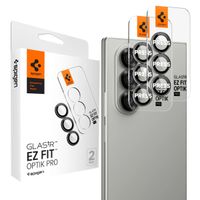 Spigen Optik Pro EZ Fit Lens Protector - Protection d'objectif de caméra (lot de 2) pour Samsung Galaxy Z Fold 8 Ultra - Noir