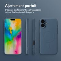 imoshion Coque Couleur avec MagSafe Apple iPhone 16 Plus - Bleu foncé