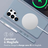 imoshion Coque arrière Color avec cordon amovible et MagSafe Samsung Galaxy S25 Ultra - Ash Blue