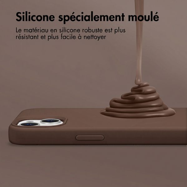 Accezz Coque Liquid Silicone Samsung Galaxy A27 (5G) - New Tea Brown