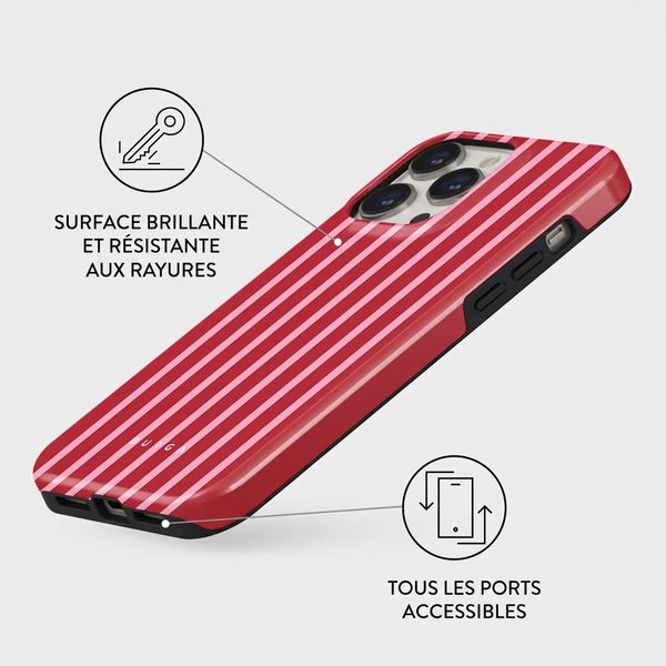 Burga Coque Tough MagSafe Apple iPhone 13 Pro - Strawberry Jam