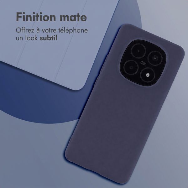 imoshion Coque Couleur Xiaomi Redmi Note 15 Pro (4G) - Bleu foncé