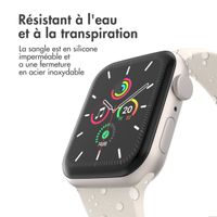 imoshion Bracelet en silicone⁺ Apple Watch | 38/40/41/42 mm - Taille S/M - Starlight