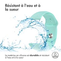 imoshion Bracelet sport en silicone  - Connexion universelle 22 mm - Vert menthe
