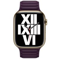 Apple Bracelet Leather Link Apple Watch | 38/40/41/42 mm - Taille M/L - Dark Cherry