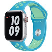 Apple Bracelet Nike Sport Apple Watch | 38/40/41/42 mm - Taille S/M/L - Chlorine Blue/Green Glow