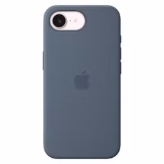 Apple Coque en silicone avec MagSafe Apple iPhone 17e - Anchor Blue