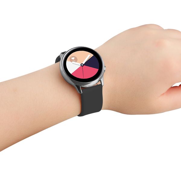 imoshion Bracelet silicone Samsung Galaxy Watch 4 / 5 / 6 / 7 / FE (20 mm) - Noir