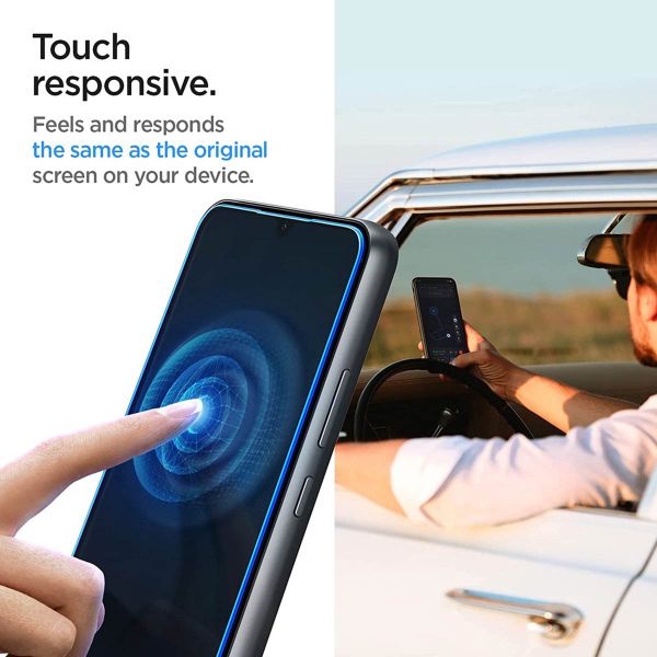 Spigen Protection d'écran en verre trempé GLAStR Slim 2-pack Samsung Galaxy A34 (5G)