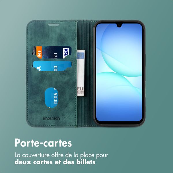 imoshion Étui de téléphone portefeuille Slim Samsung Galaxy A17 (5G) / (4G) - Vert