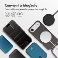 imoshion Coque arrière Color avec cordon amovible et MagSafe Apple iPhone Air - Black Coffee