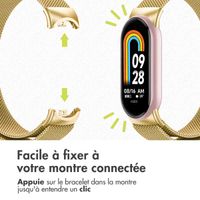imoshion Bracelet magnétique milanais Xiaomi Smart Band 8 / 9 - Doré