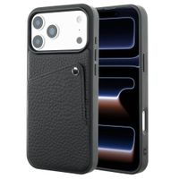 Selencia Coque Riva avec porte-cartes Apple iPhone 17 Pro - Noir