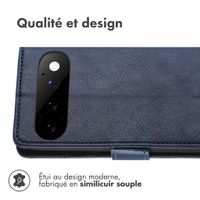 imoshion Étui de télephone portefeuille de luxe Google Pixel 11 - Bleu foncé