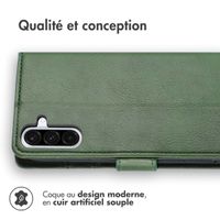 imoshion Étui de télephone portefeuille de luxe Samsung Galaxy A36 - Vert
