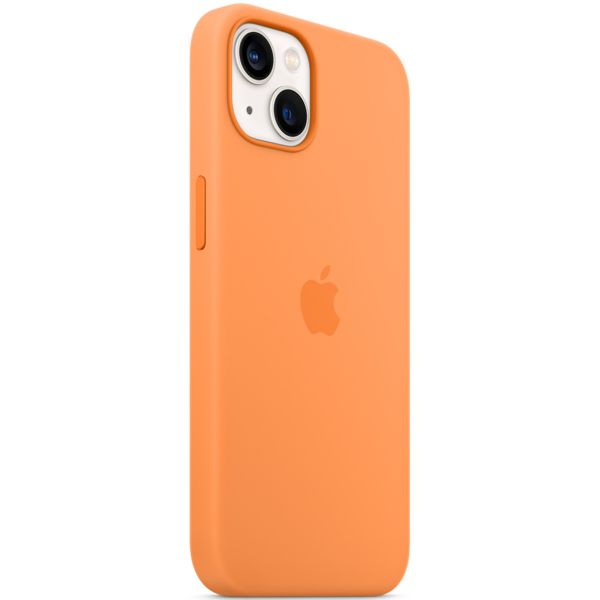 Apple Coque en silicone MagSafe Apple iPhone 13 - Marigold