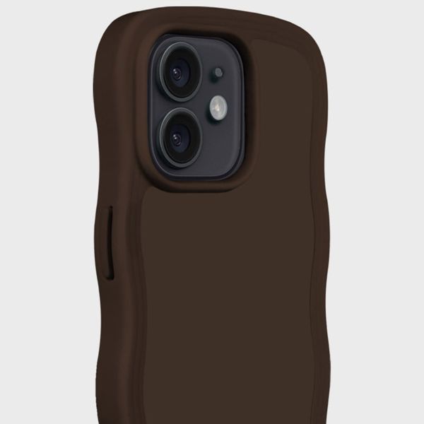 Holdit Coque Wavy Apple iPhone 12 (Pro) - Chocolate