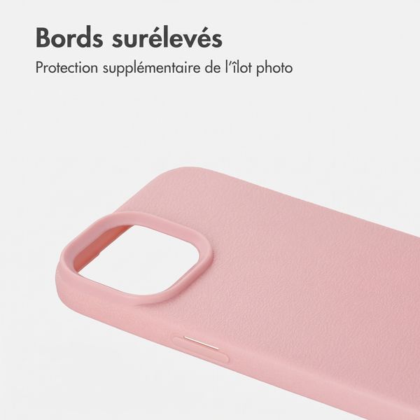 imoshion Coque arrière Texture iPhone 12 / 12 Pro - Rose