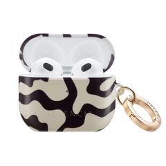 Selencia Coque Vivid  Apple Airpods 3 - Art Wave Black