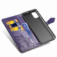 Etui de télephone portefeuille Mandala Samsung Galaxy A51 - Violet