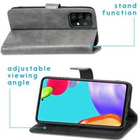 imoshion Étui de télephone portefeuille de luxe Samsung Galaxy A72 - Gris